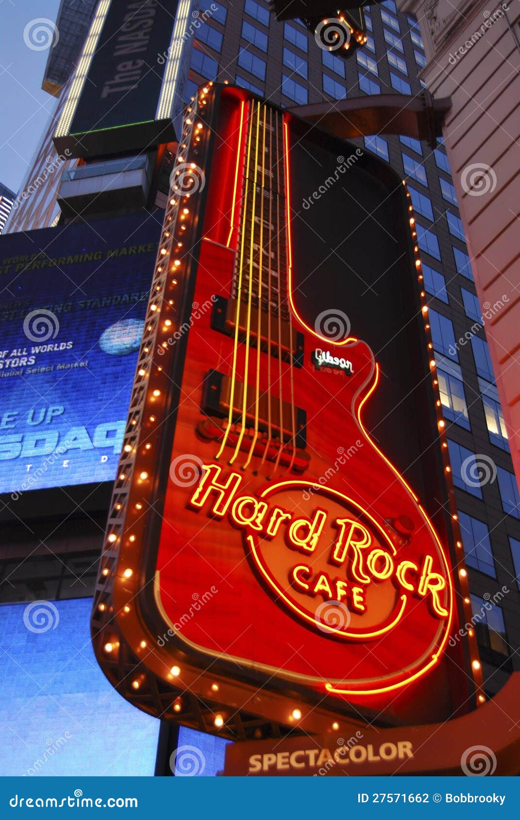 Hard Rock Cafe Sign New York Editorial Photography Image Of City Commercial
