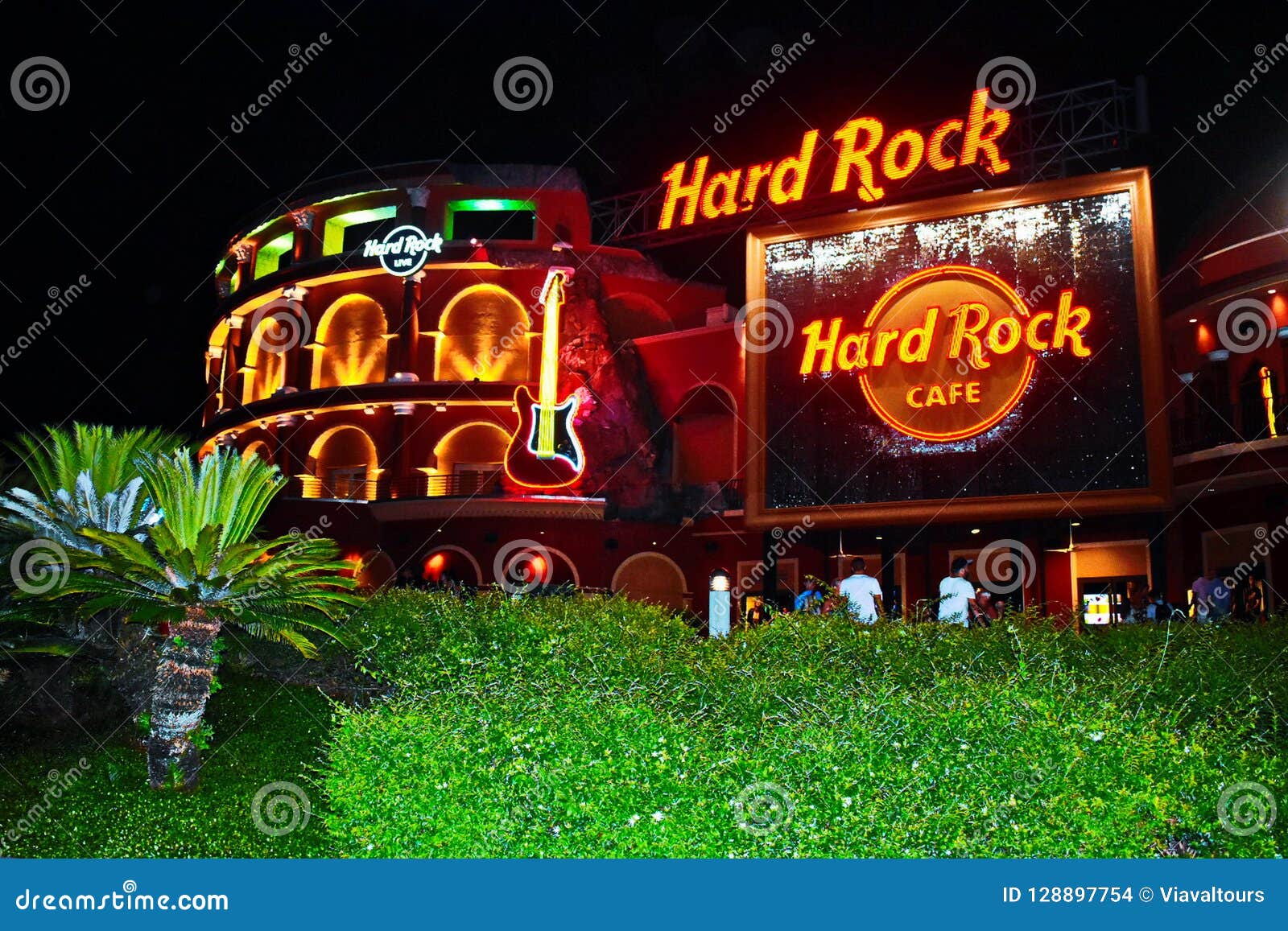 Hard Rock Live Cafe Chez Citywalk Universal Studios Image stock