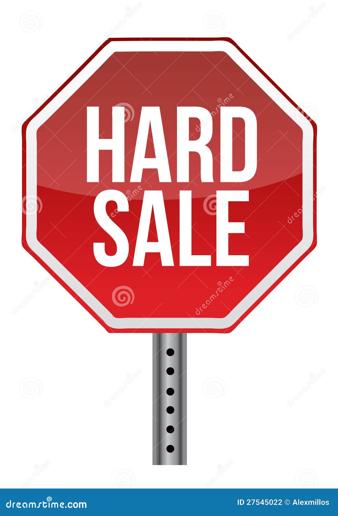 Hard sale sign stock illustration. Illustration of return 27545022