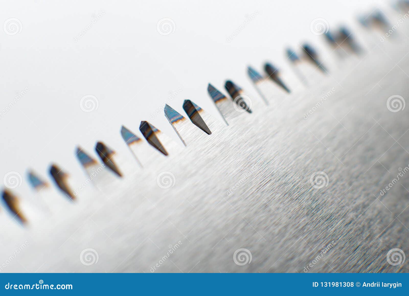Hardened Sharp Tool Hand Saw Teeth Stock Photo Image of background