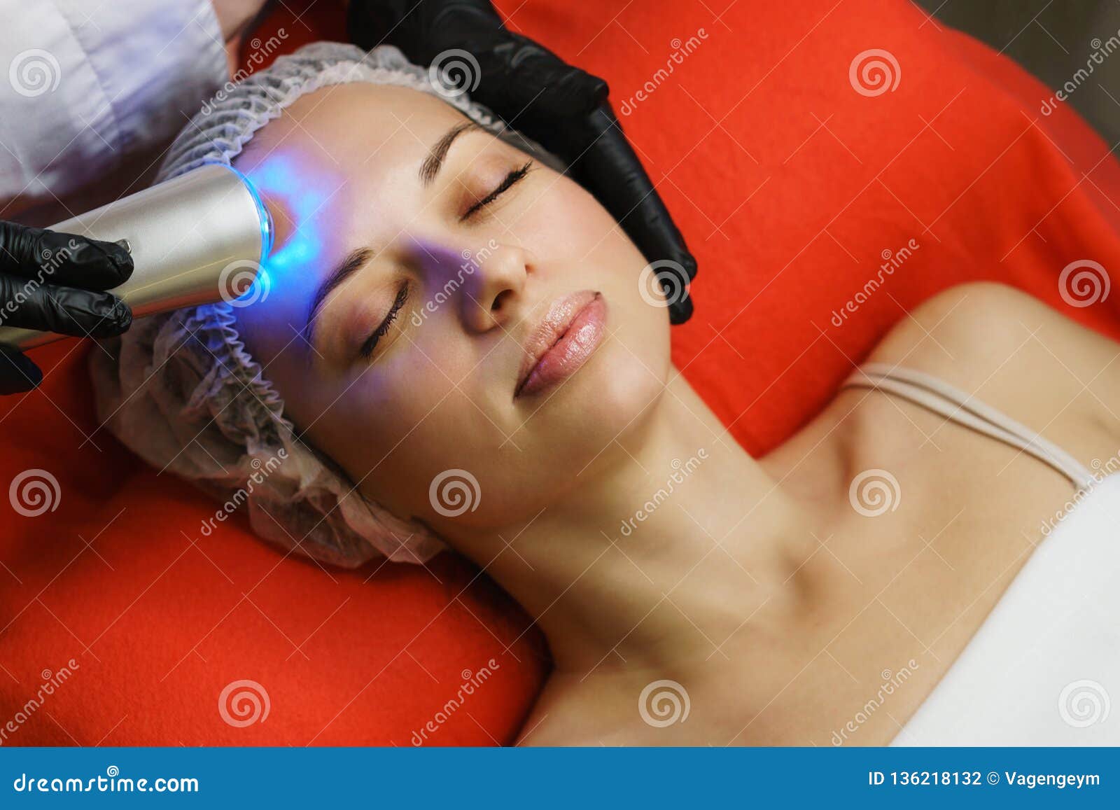 Hardware Cosmetology Ultrasonic Face Cleaning Stock Photo Image Of