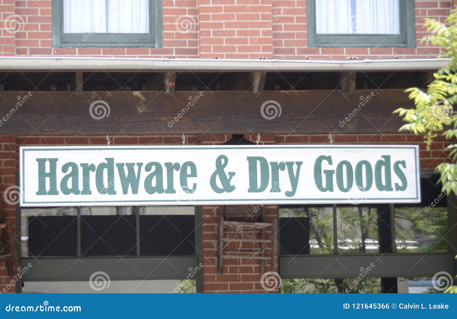 hardware and dry goods store