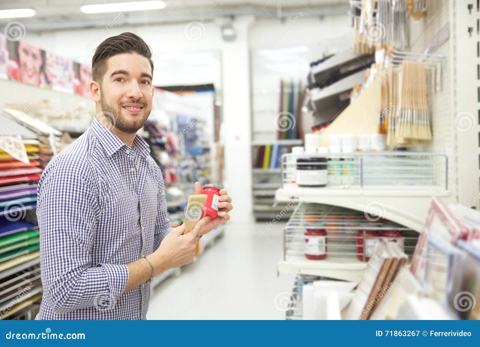 Hardware store stock image. Image of focus, equipment 71863267