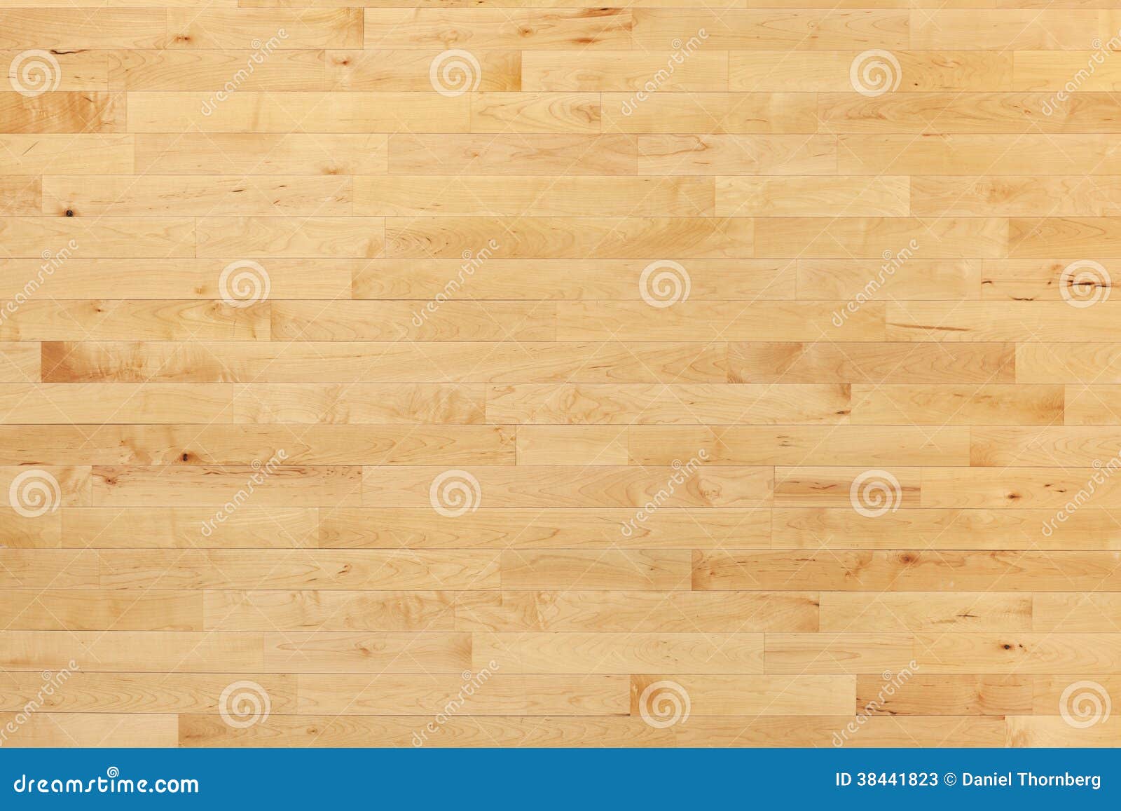 Hardwood Basketball Court Floor Viewed From Above Stock