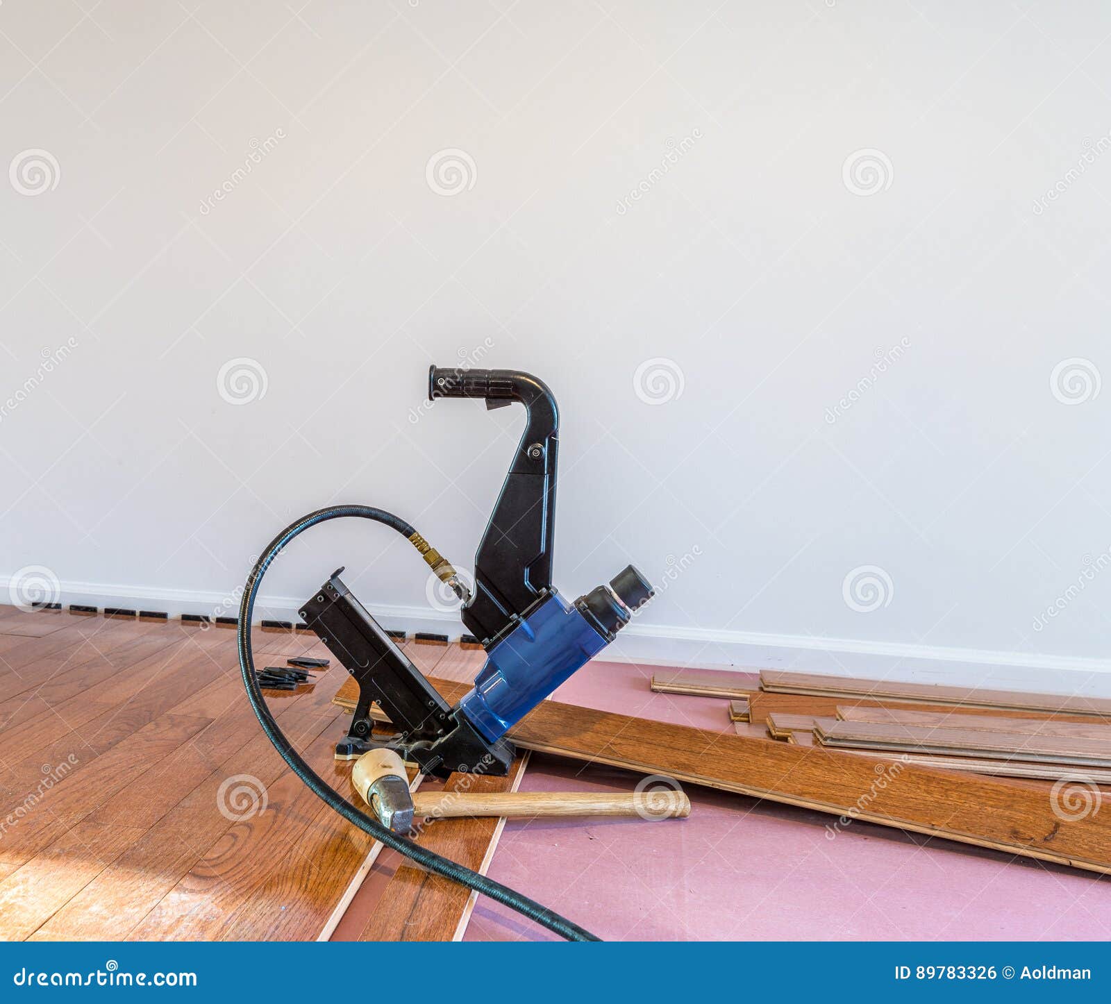 Hardwood Floor Installation Stock Photo Image of flooring, home 89783326