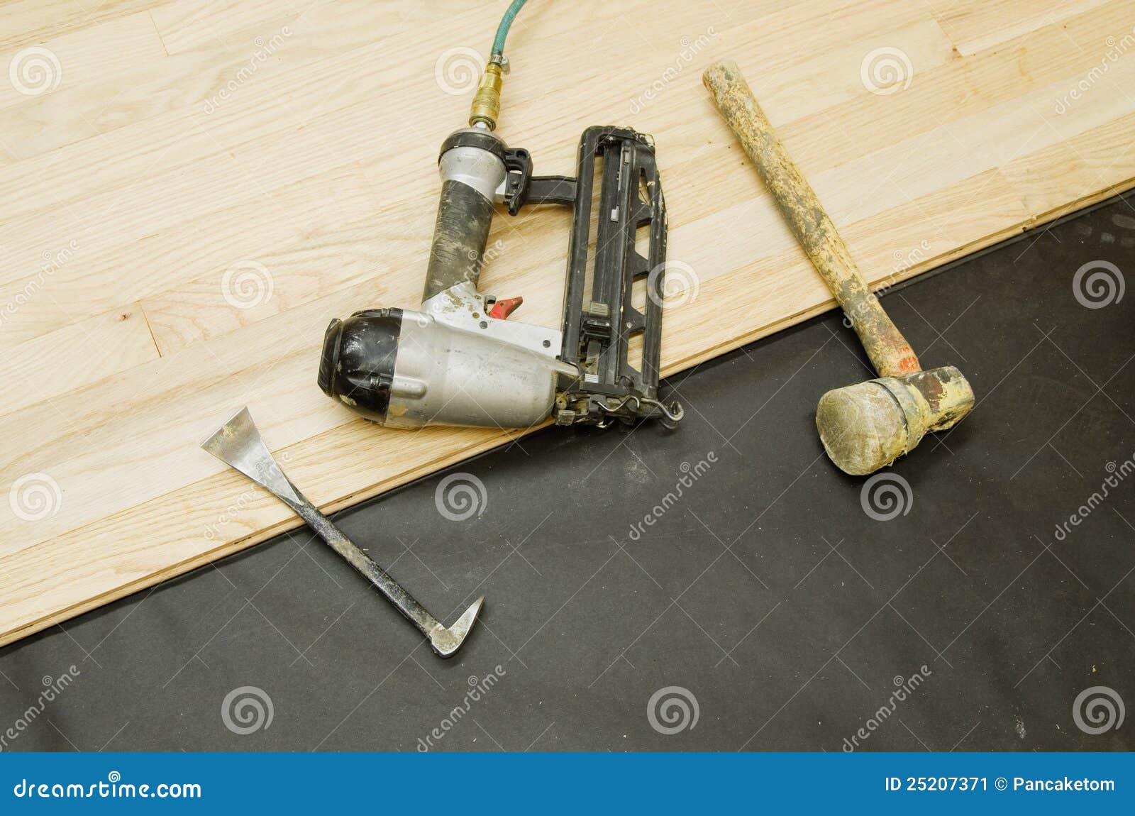 Hardwood Flooring Tools Stock Image Image Of Tongue 25207371