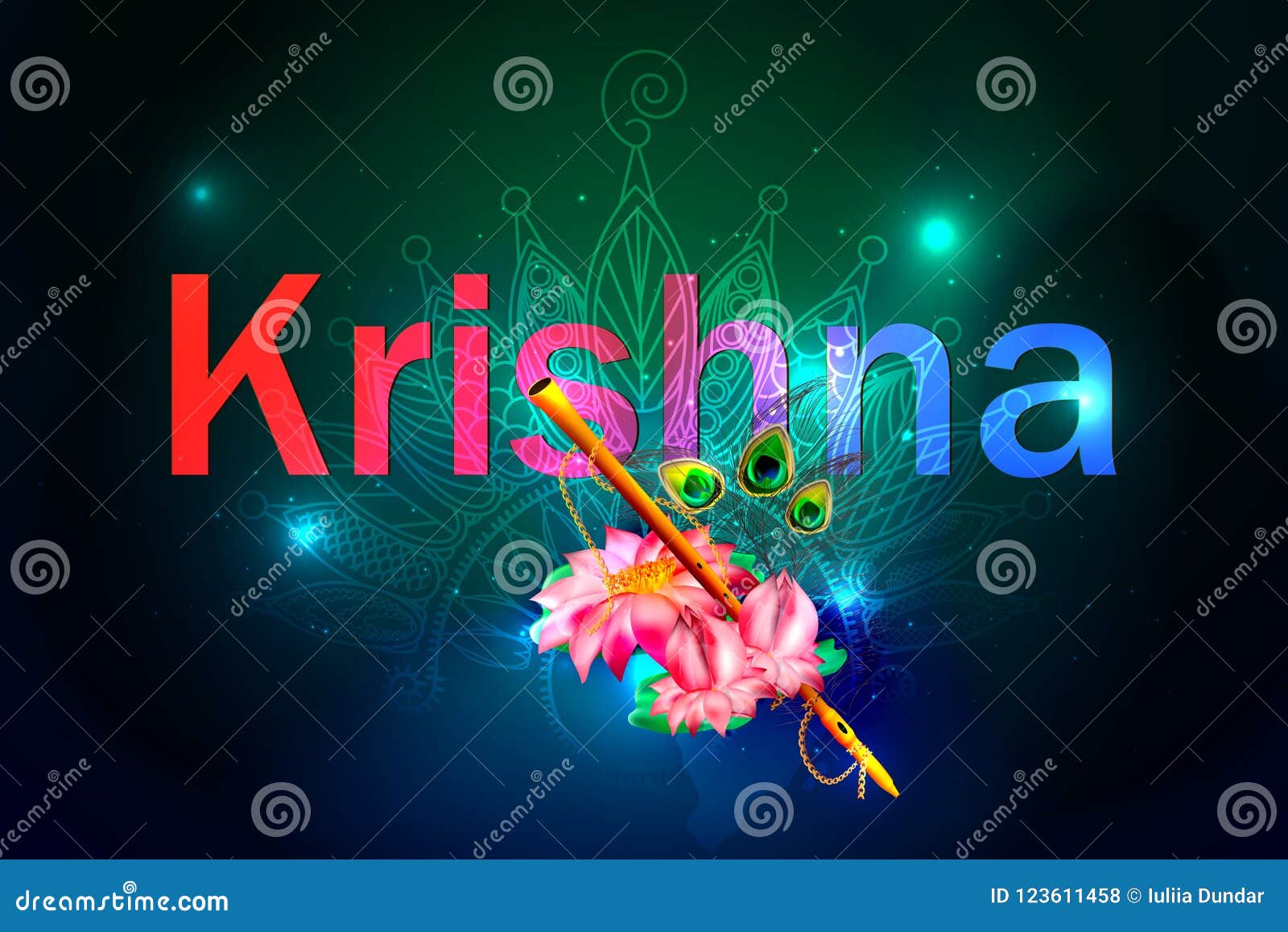 Hare Krishna Mantra | Postcard