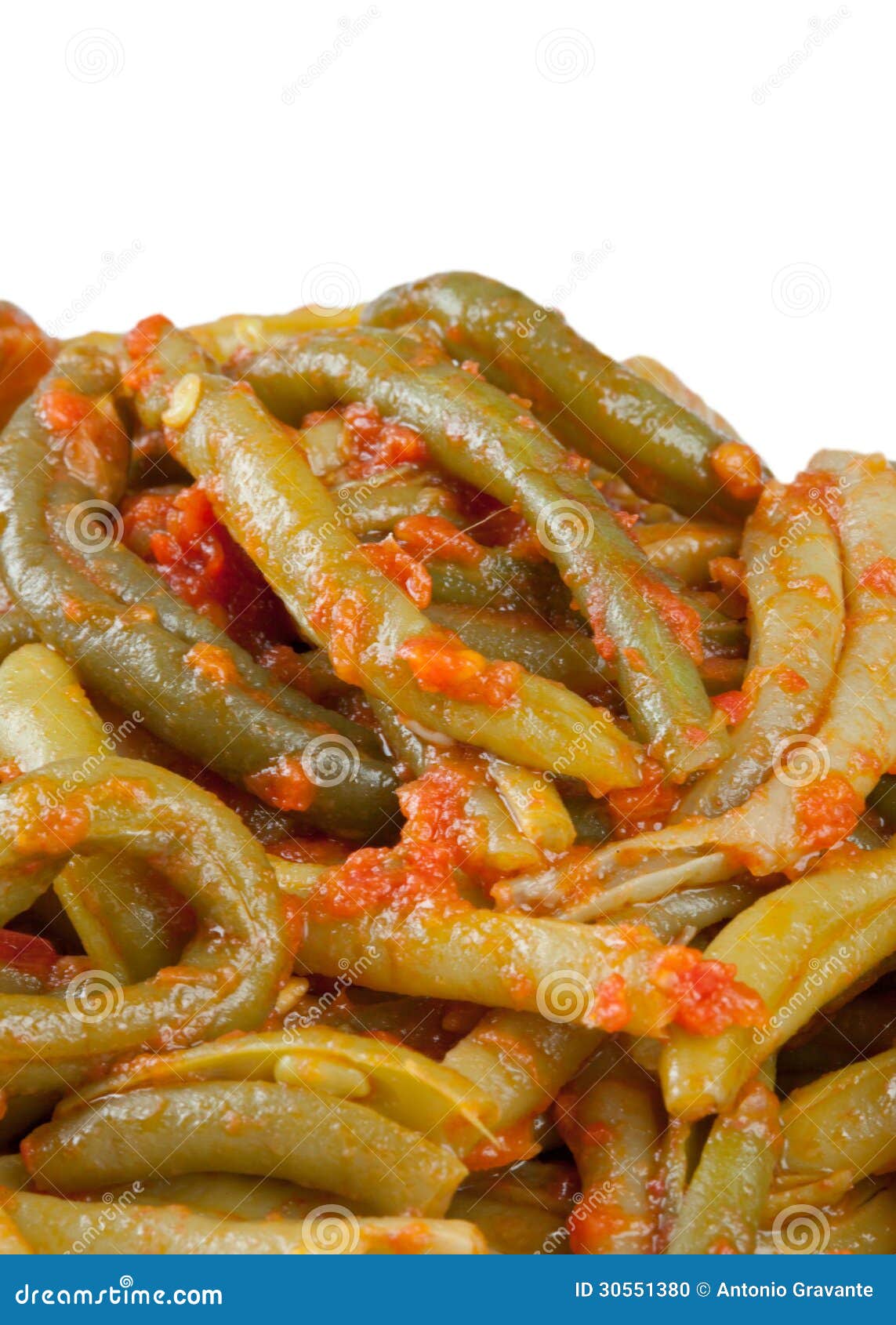 Haricot Vert Avec La Sauce Tomate Photo stock Image du jardin