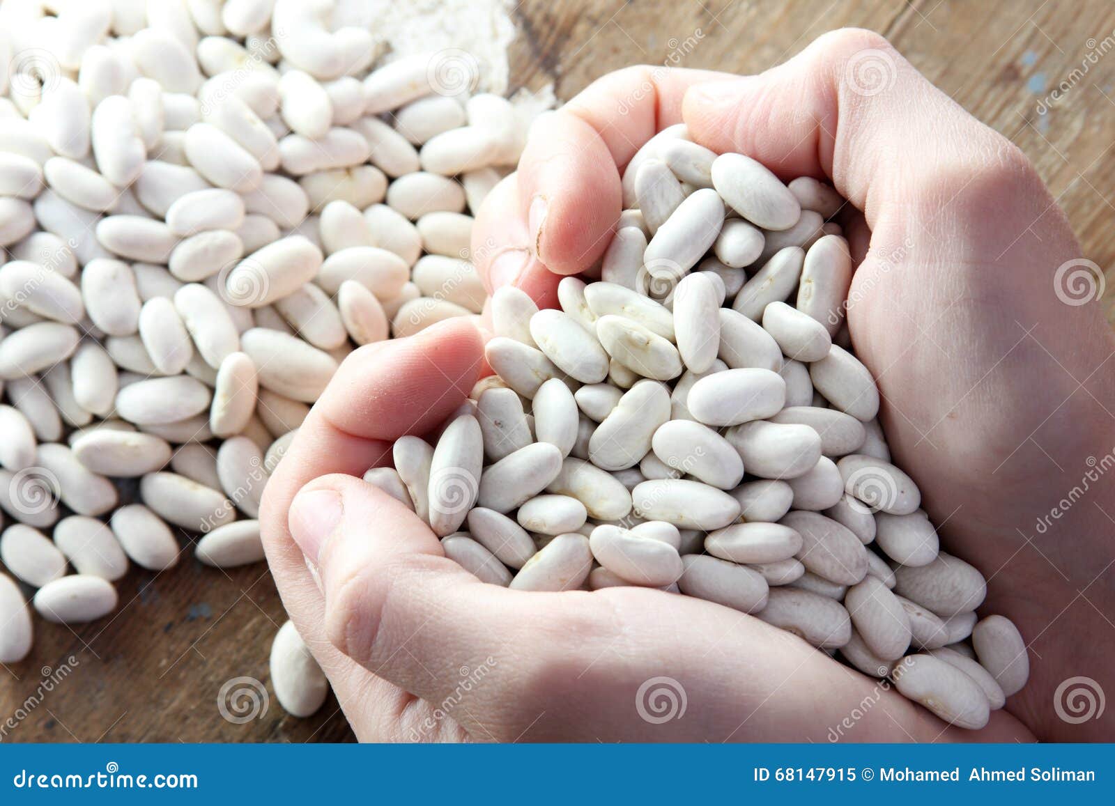 Haricot, White Kidney or Lima Bean Stock Image Image of heap, pulses 68147915