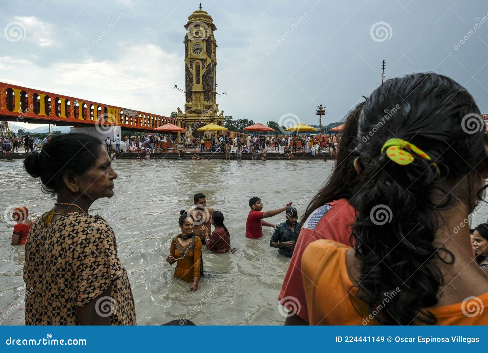 The City Of Haridwar Ganga River India Stock Photo - Download Image Now -  2015, Asia, Bright - iStock