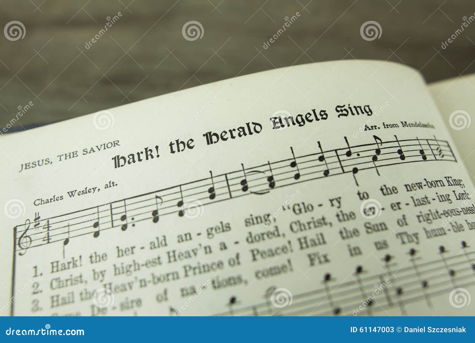 Hark The Herald Angels Sing Christmas Carol Advent Hymn Editorial Stock Photo - Image of carols ...