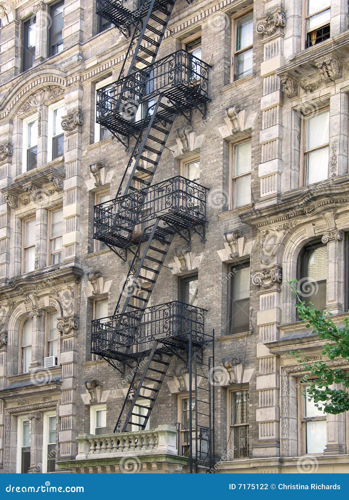 Harlem apartment building stock photo. Image of apartment 7175122