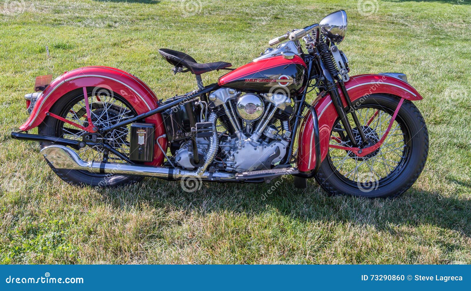 1939 HarleyDavidson Knucklehead Redactionele Afbeelding Image of