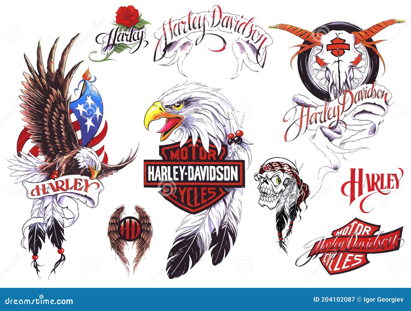 90 Harley Davidson Tattoos For Men  Manly Motorcycle Designs  Harley  davidson tattoos Harley tattoos Motorcycle tattoos