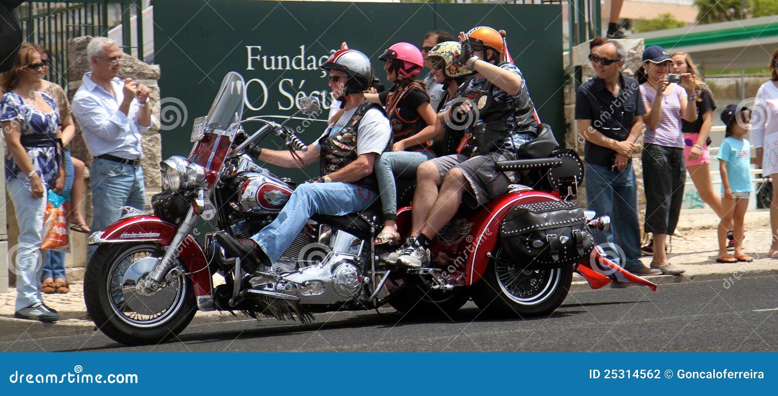 harley davidson parade fan