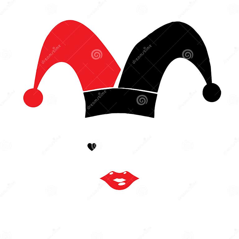 Harley Quinn. Suicide Squad. Birds of Prey. Stock Illustration