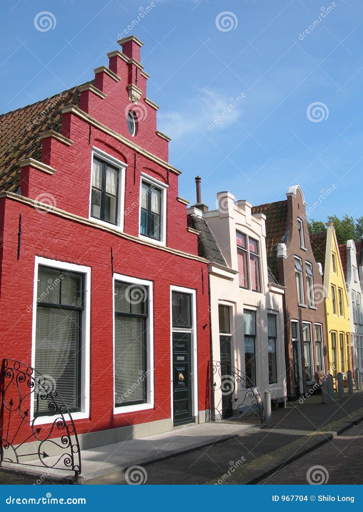 Harlingen Houses.2 stock photo. Image of netherlands, home 967704