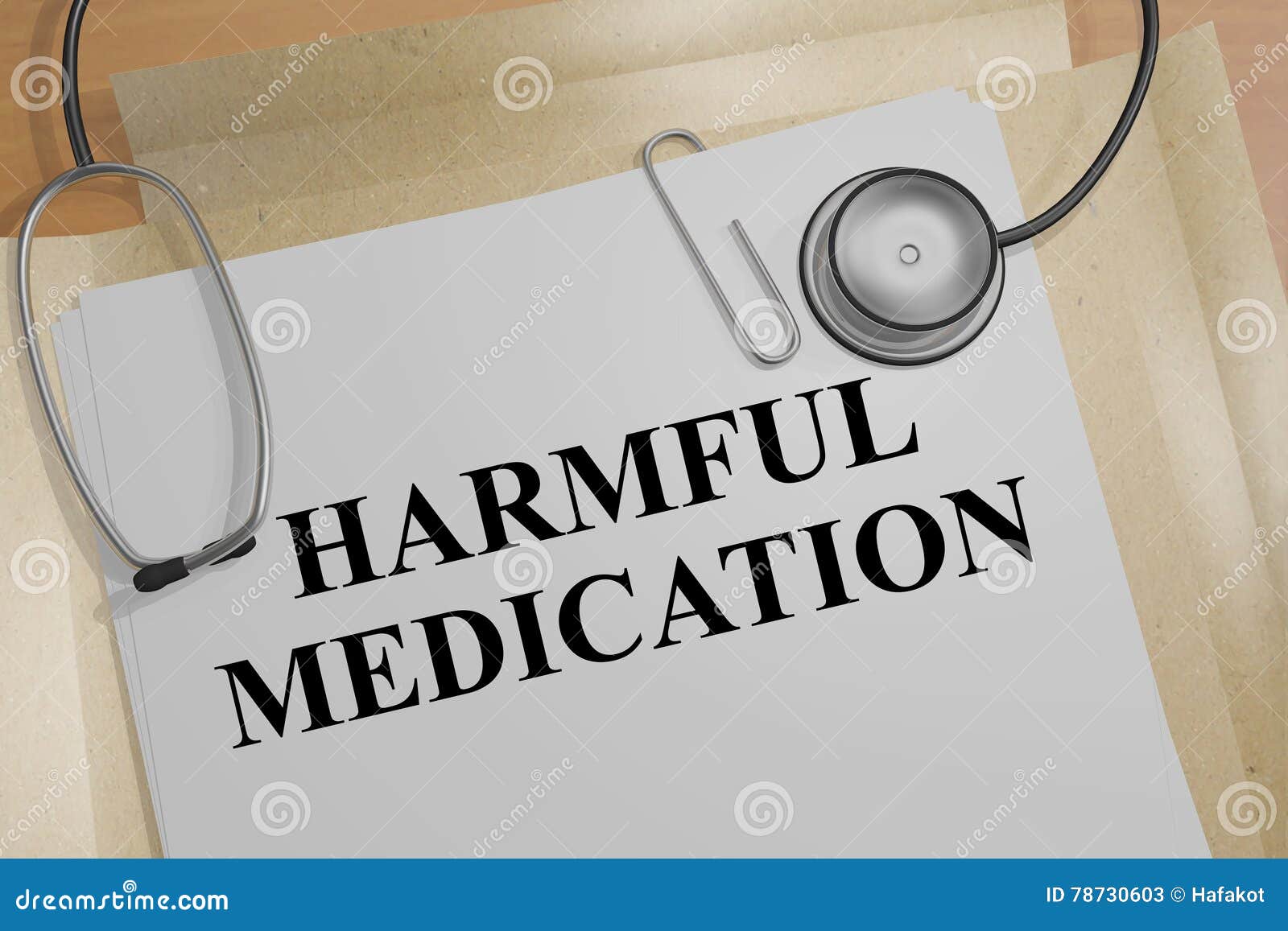 Harmful Medication concept stock illustration. Illustration of person
