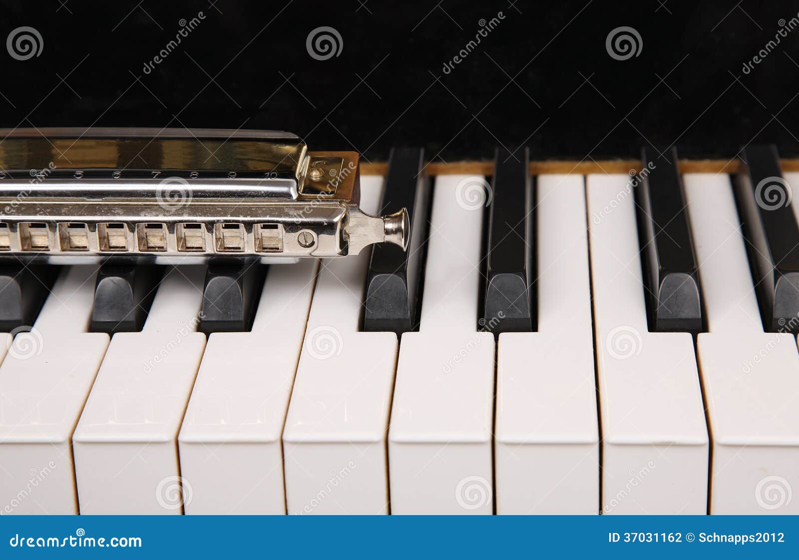Harmonica and piano stock photo. Image of octave, 37031162