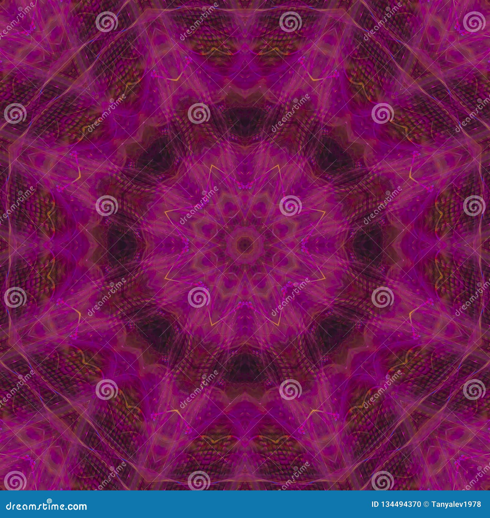 Harmonie Abstraite De Texture De Peinture De Kaléidoscope, Mandala, Fond  Futuriste De Calibre D'ornement Illustration Stock - Illustration du  kaléïdoscopique, kaléidoscope: 134494370