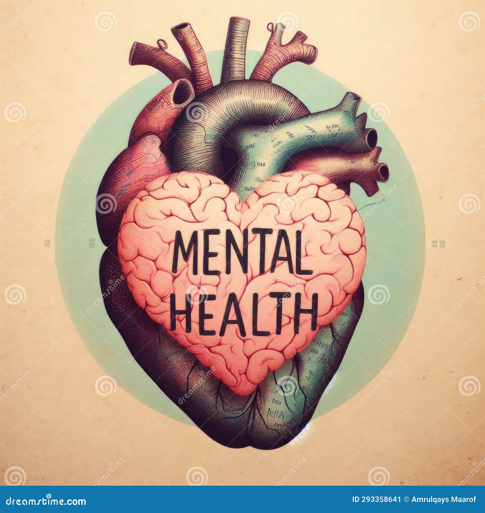 Harmonizing Heart and Mind the Essence of Mental Health Stock