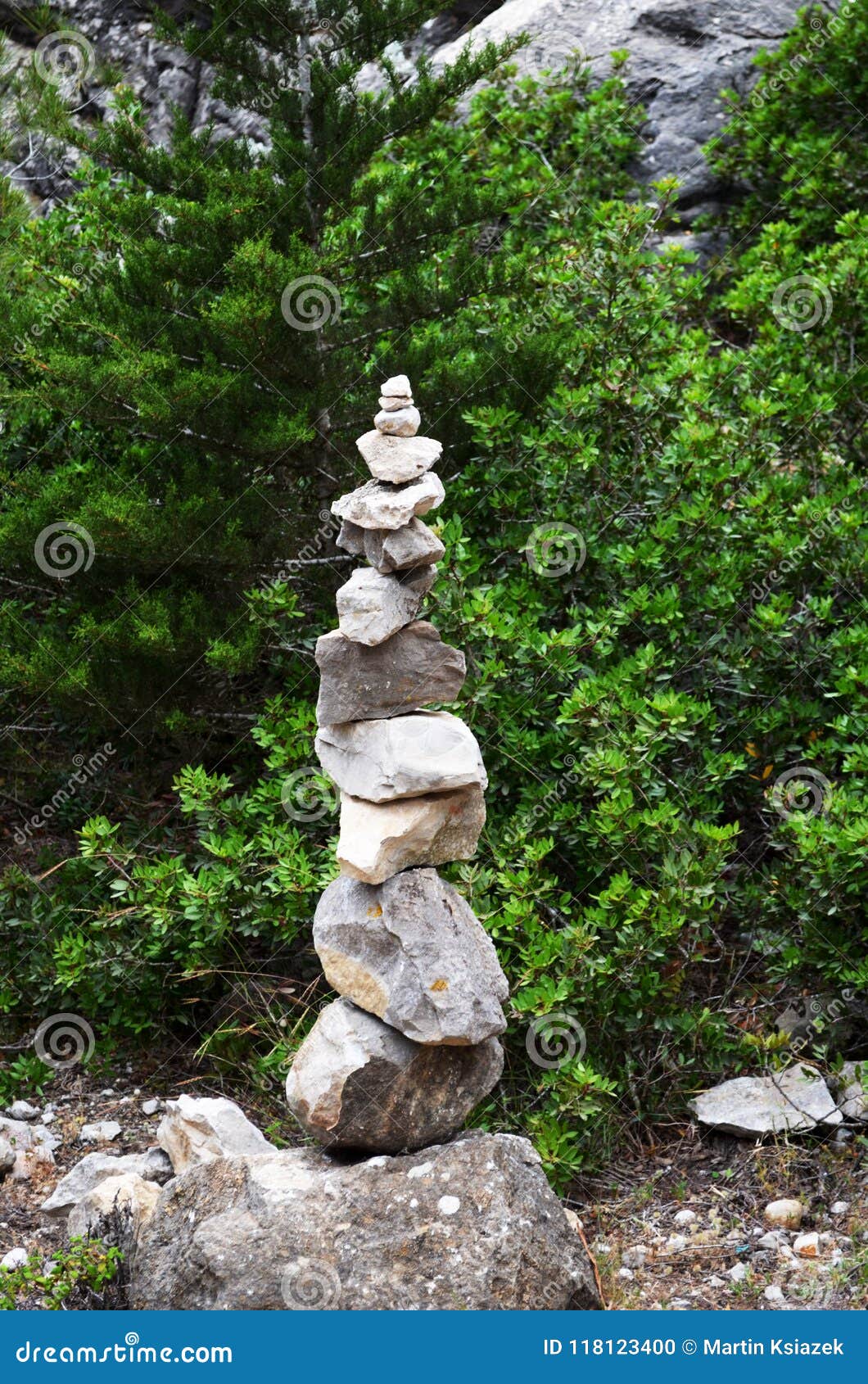 harmony of stones. he calms a man.
