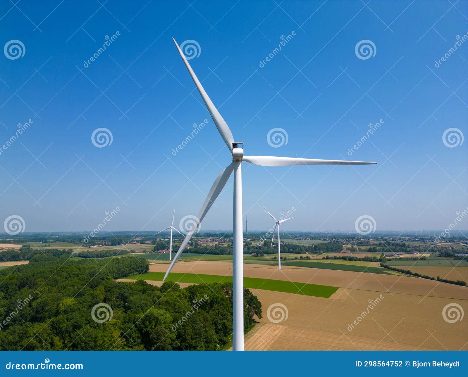 Harnessing the Breeze Wind Turbine in Rural Landscape Stock Photo Image of sustainable