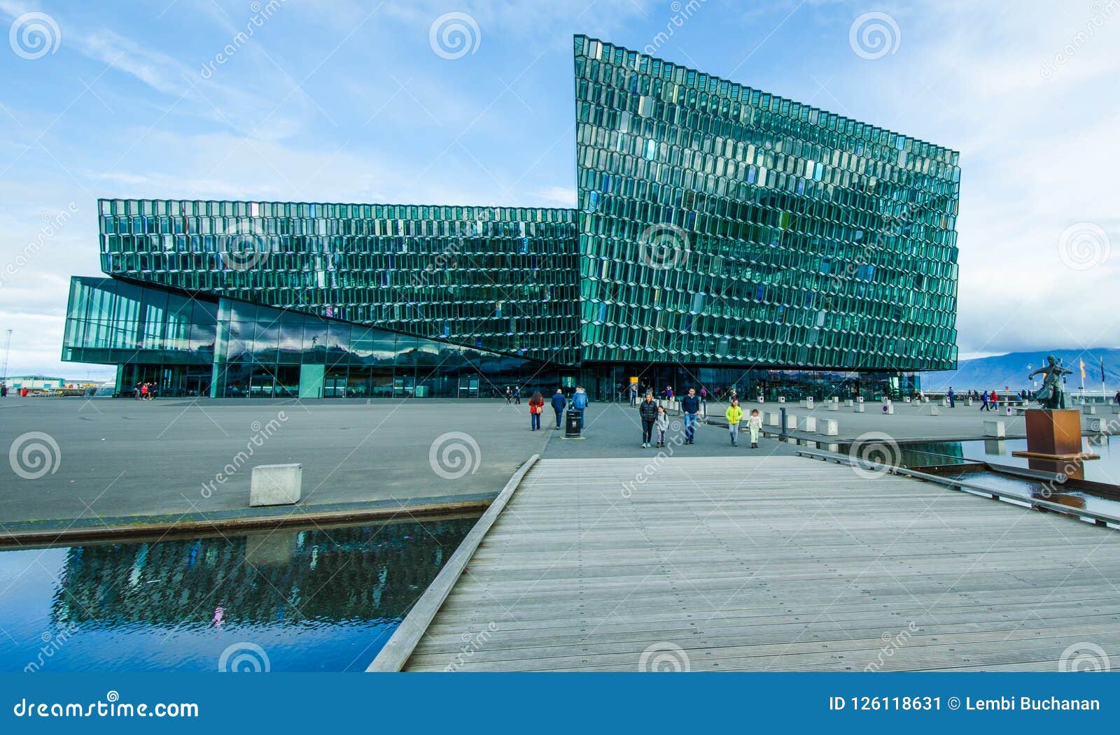 Harpa Concert Hall And Conference Center In Reykjavik Editorial Photo