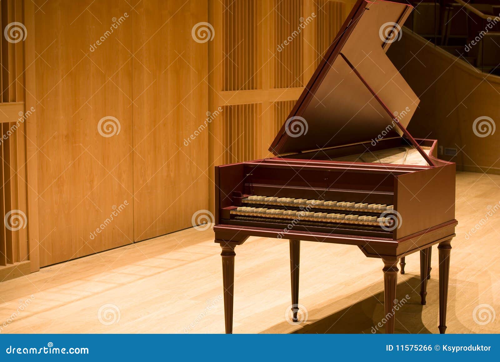 Harpsichord stock photo. Image of open, harpsichord, keyboard 11575266