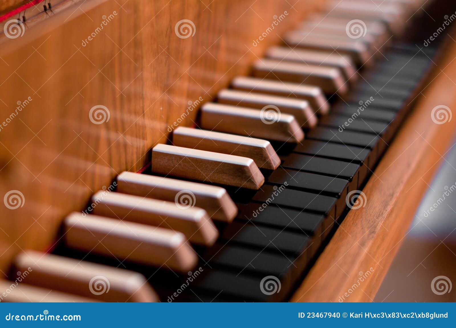 Harpsichord Keyboard Stock Photo Image 23467940