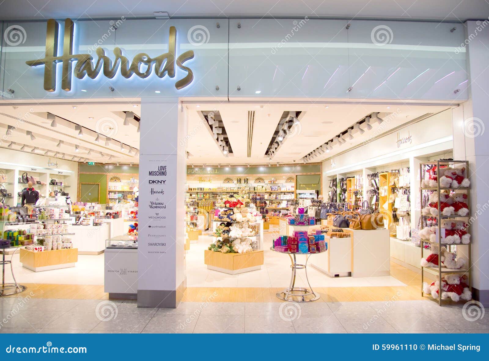 Harrods imagen editorial. Imagen de tienda, garabatos 59961110