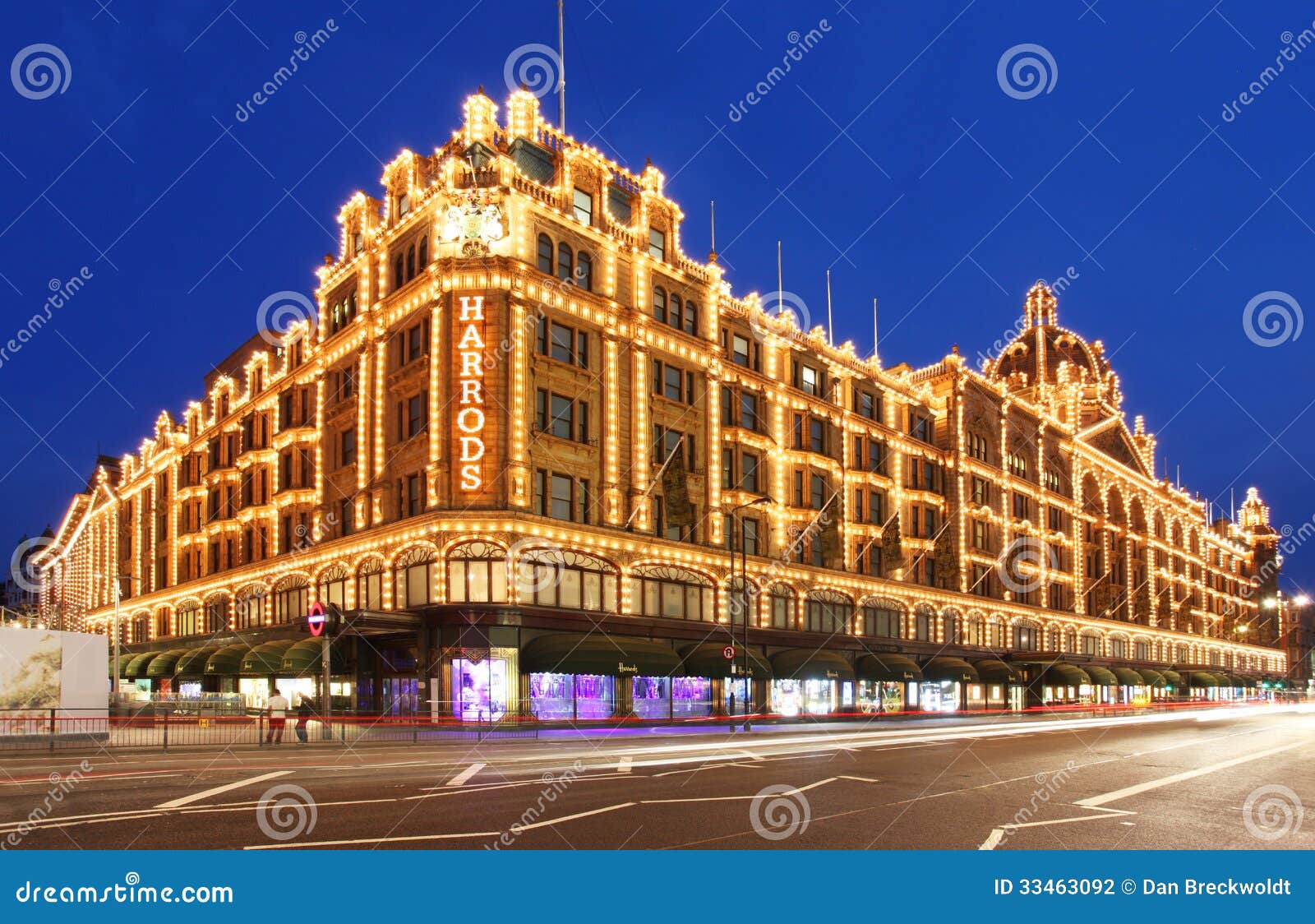 Harrods w Londyn fotografia editorial. Obraz złożonej z london 33463092