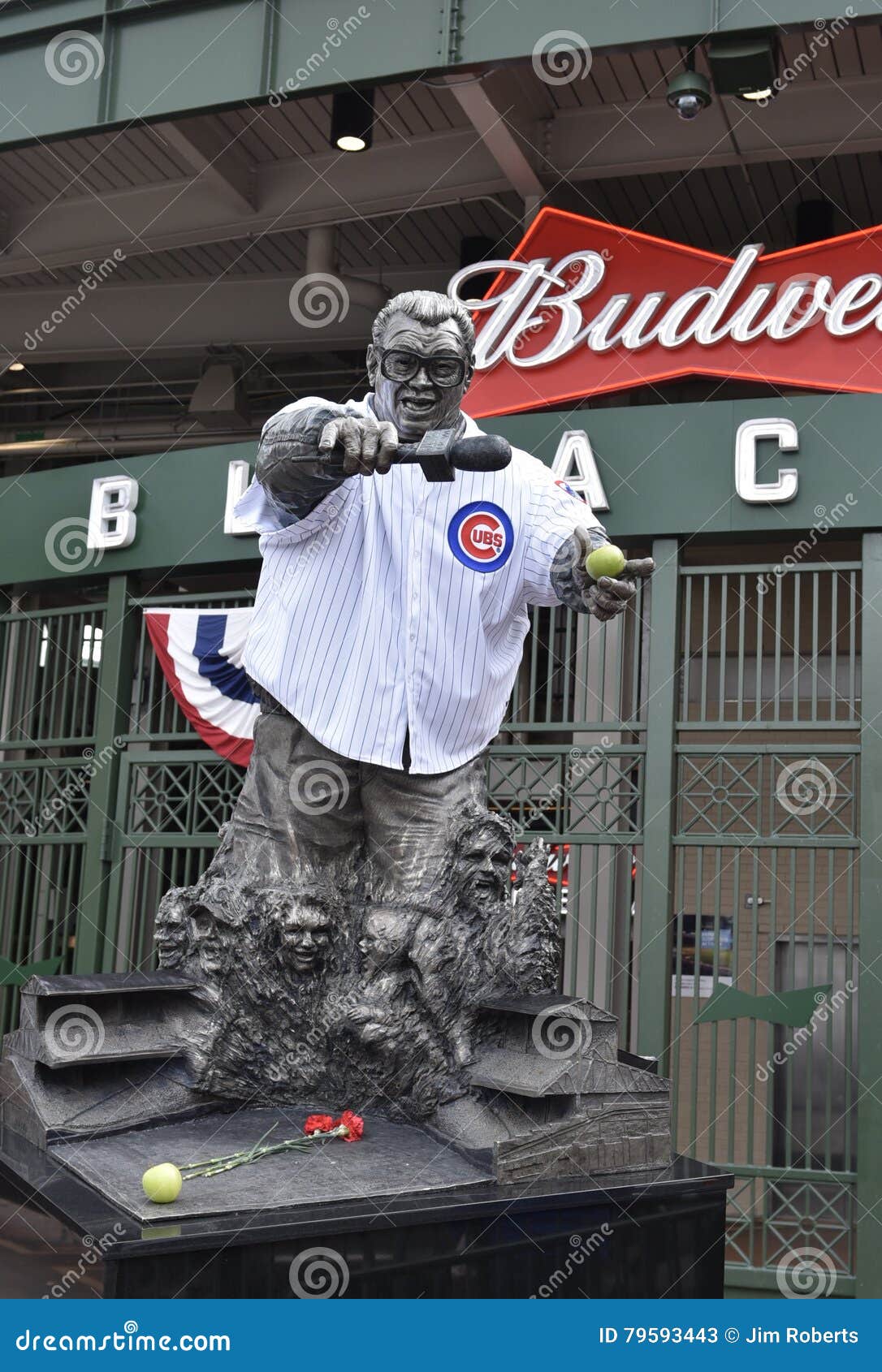 harry caray statue