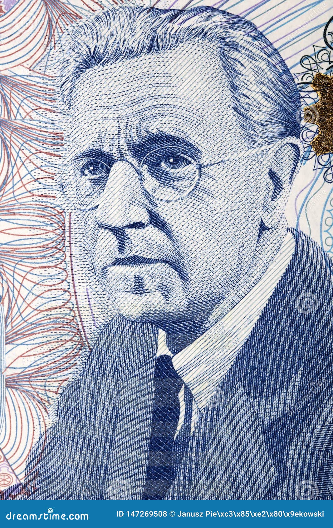 harry ferguson portrait from irish money