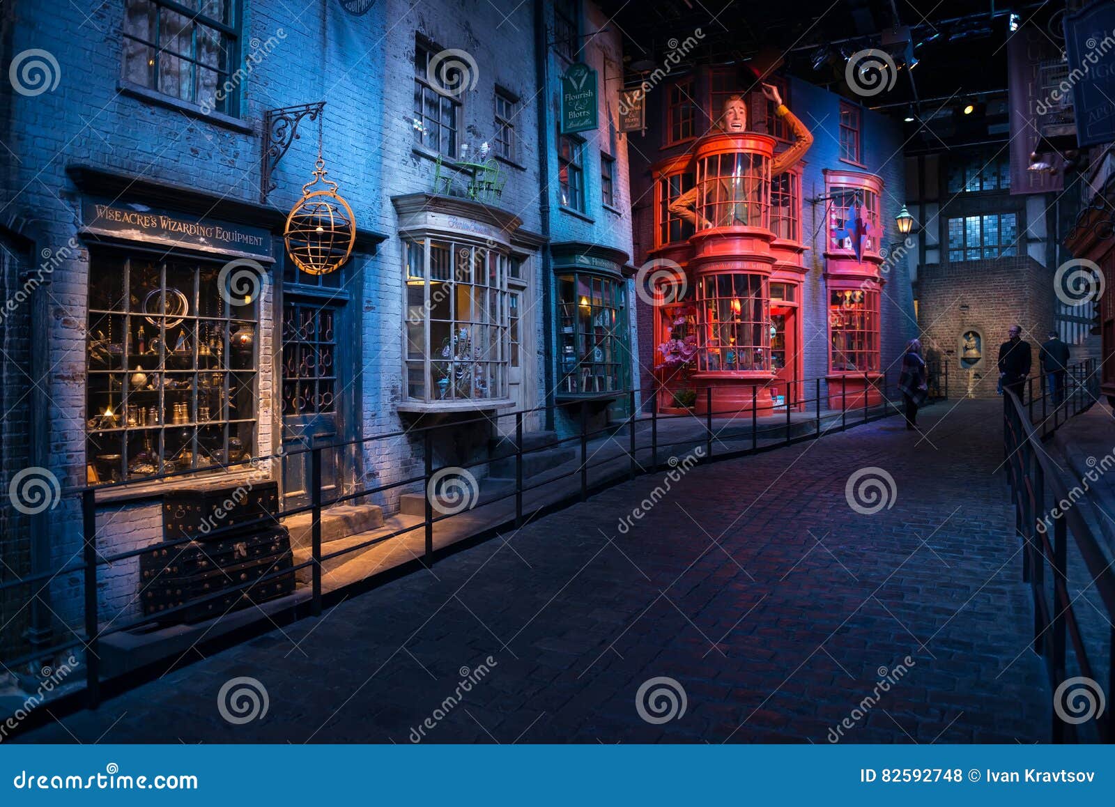Harry Potter Filmkulisse Diagon Gasse Redaktionelles Stockfoto Bild Von Gasse Harry