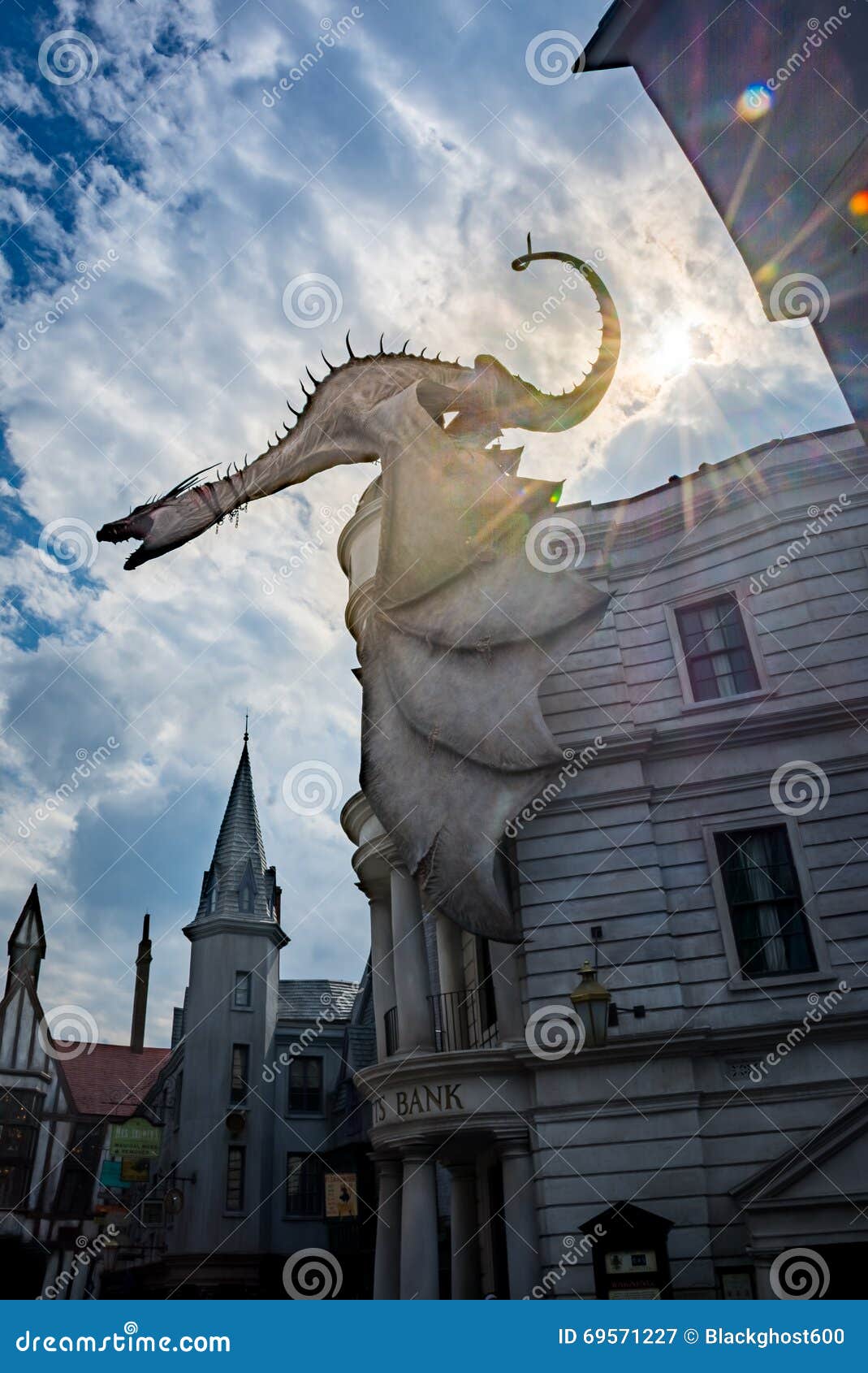 Harry Potter Gringotts Dragon Editorial Stock Photo - Image of