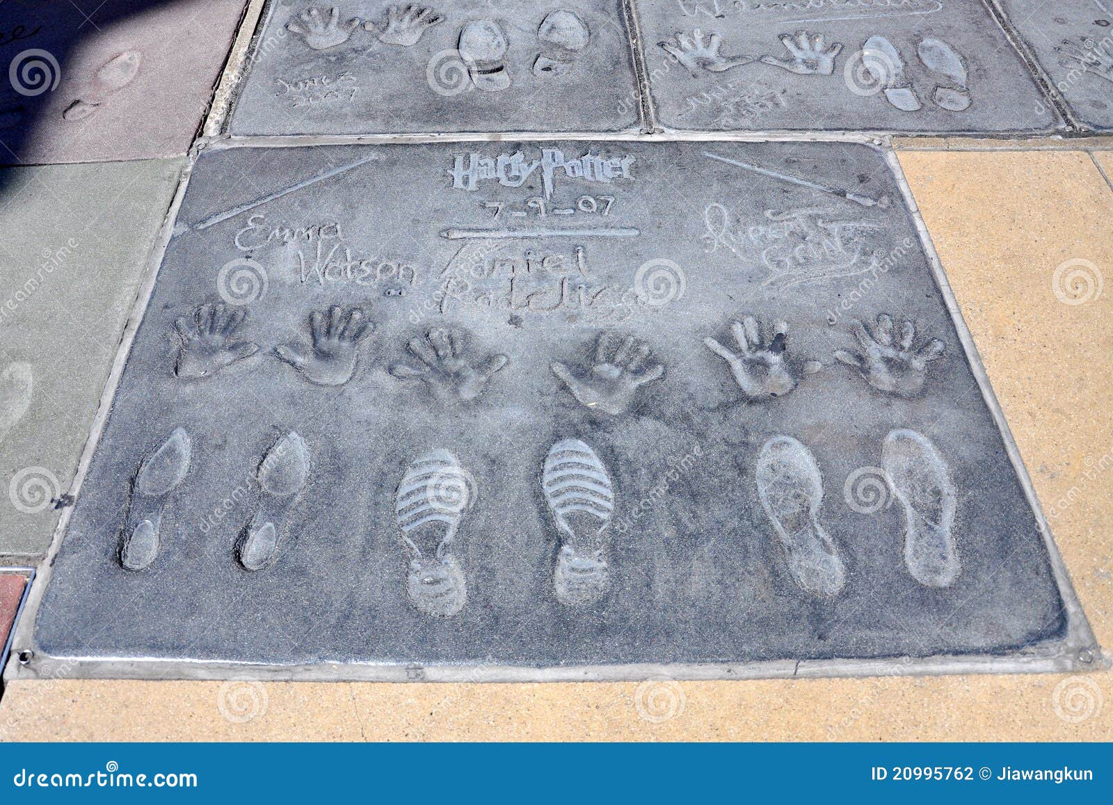Download Harry Potter Imprint On Hollywood Boulevard Editorial ...