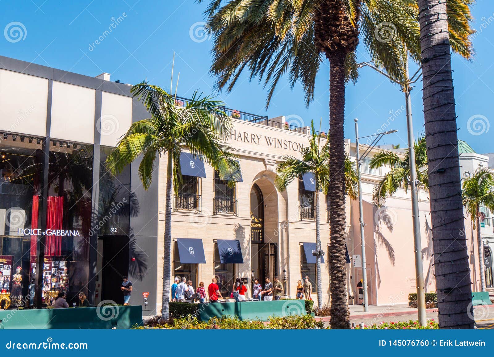 Harry Winston Store at Rodeo Drive in Beverly Hills - CALIFORNIA, USA ...