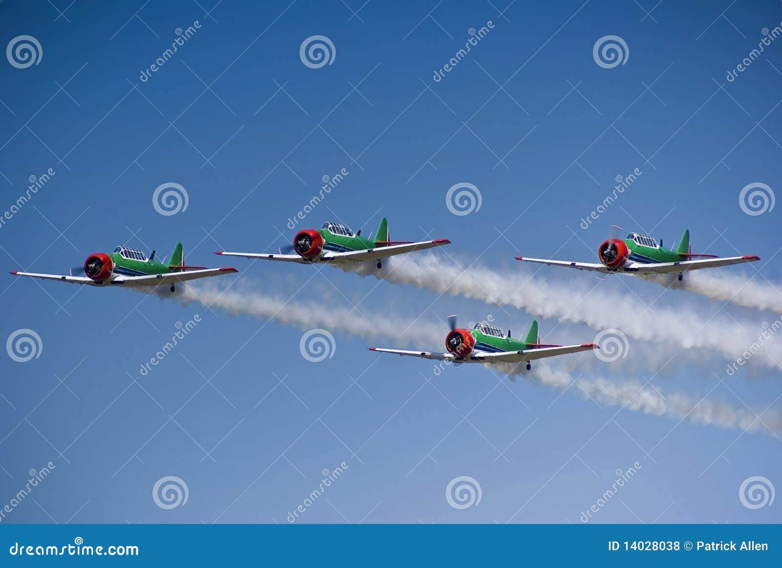 harvard aerobatic team - low level flyby