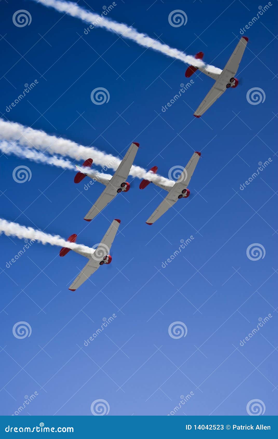 harvard aerobatic team, smoke on, flyover