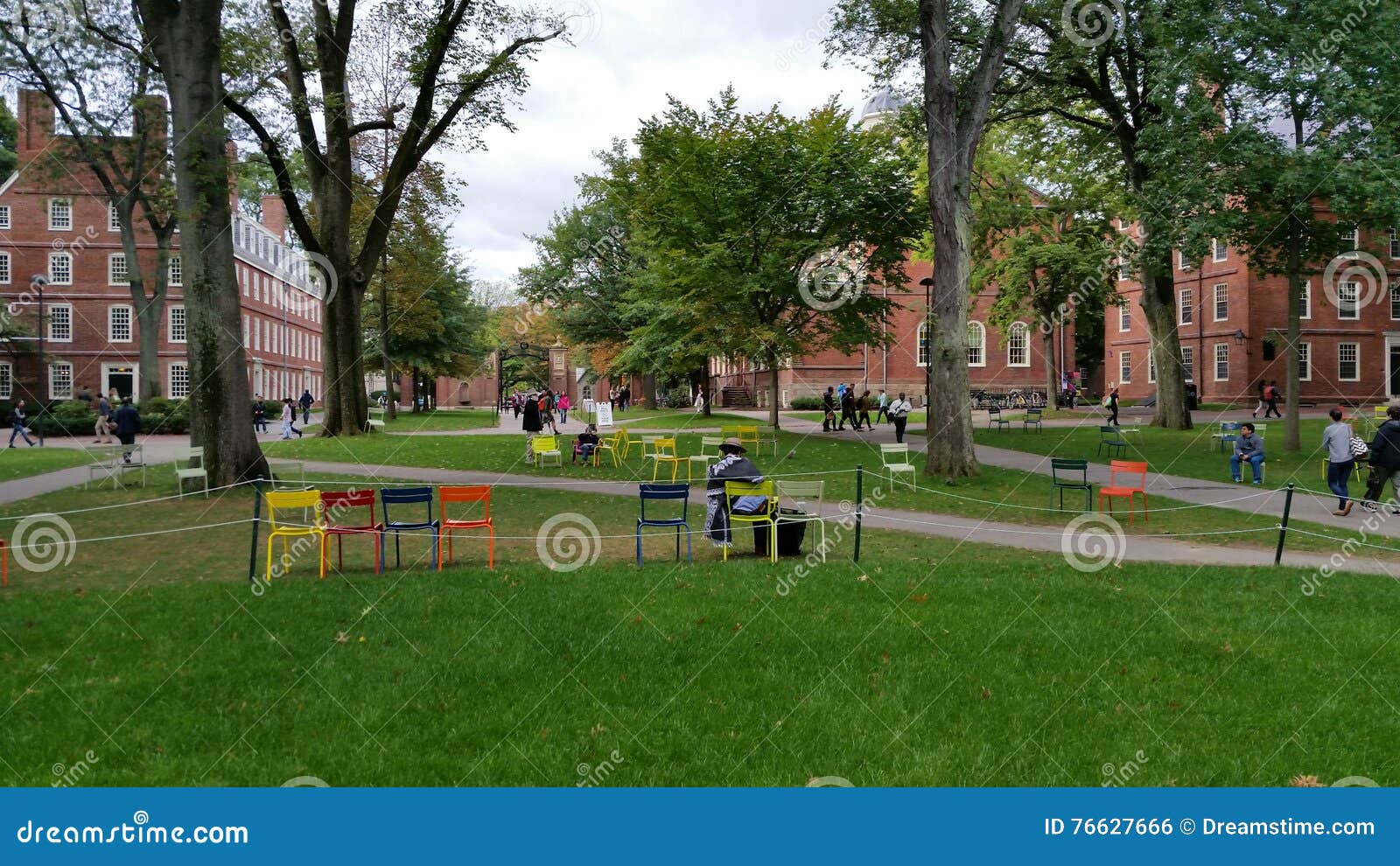 Harvard Yard Chairs Editorial Photo Image Of Sitting 76627666