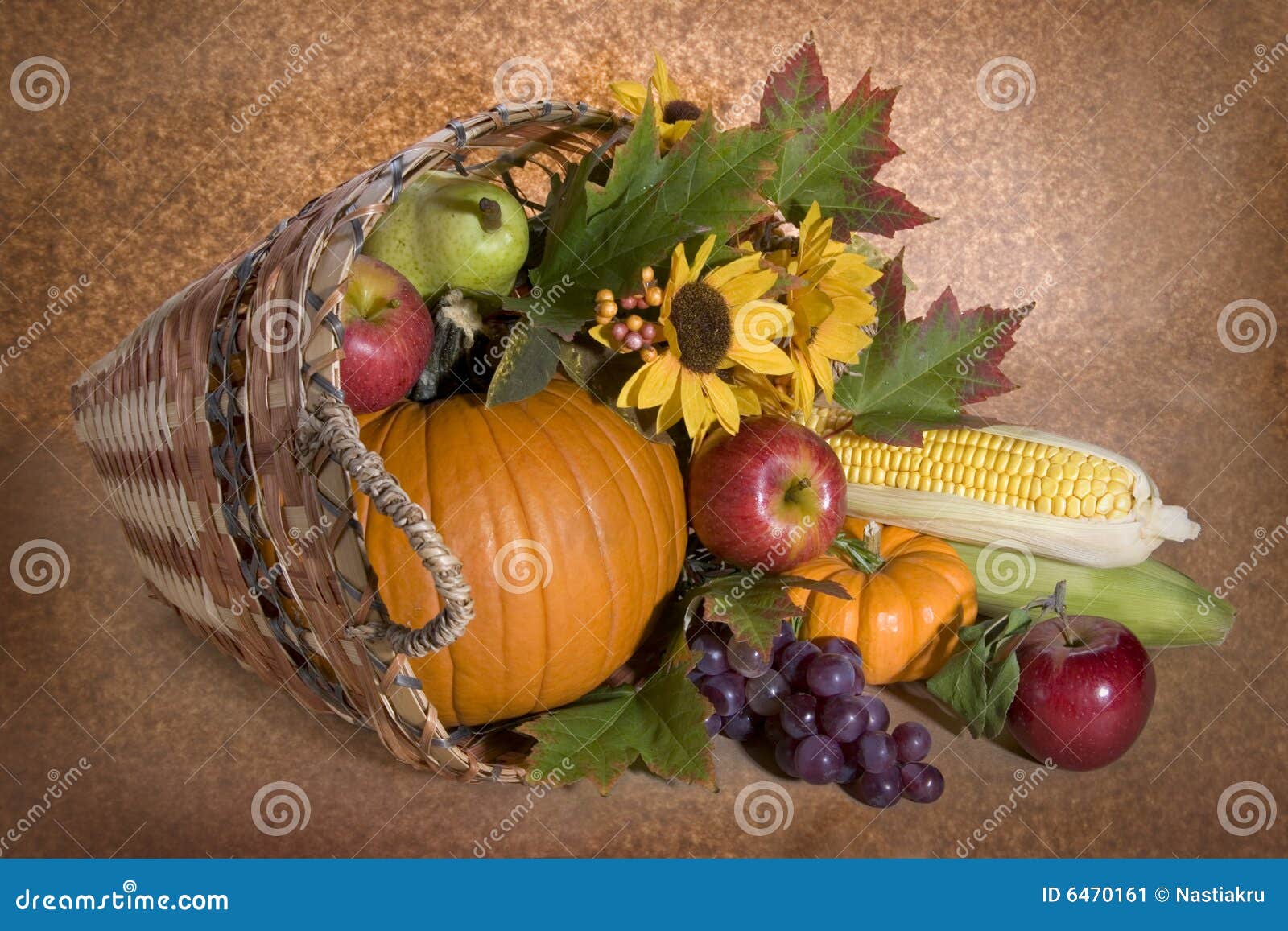 Harvest basket stock image. Image of food, fall, eating 6470161
