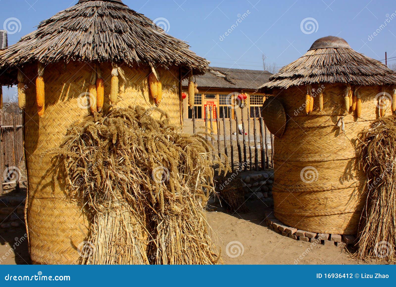 Harvest bumper at autumn stock photo. Image of building 16936412