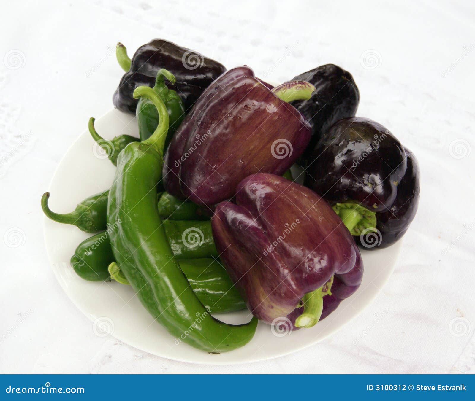 Harvest Peppers & Eggplant Stock Photo Image of vegetable, food