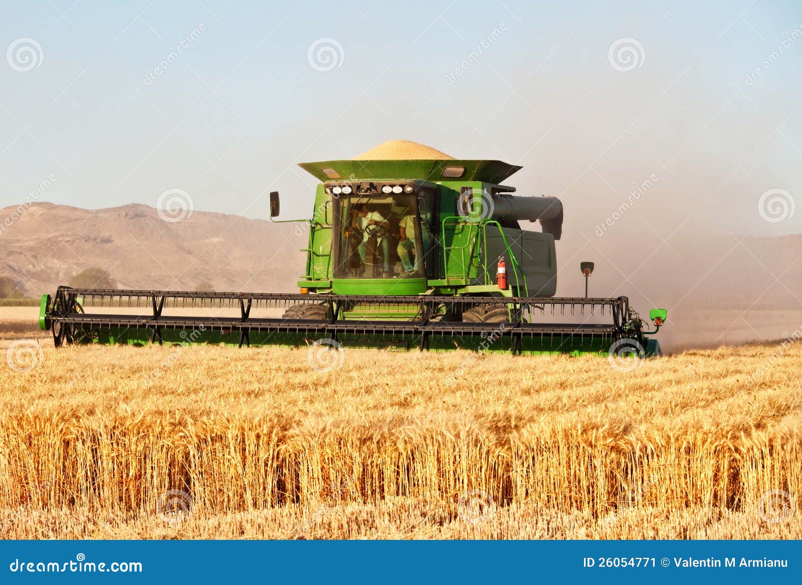 harvesting combine