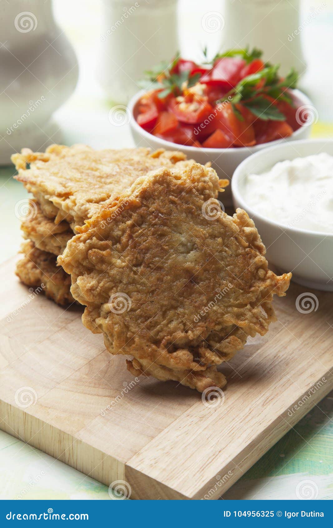 Hash brown, potato pancake stock image. Image of cuisine - 104956325