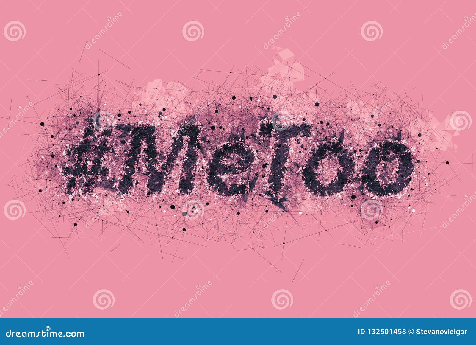 hashtag metoo conceptual 