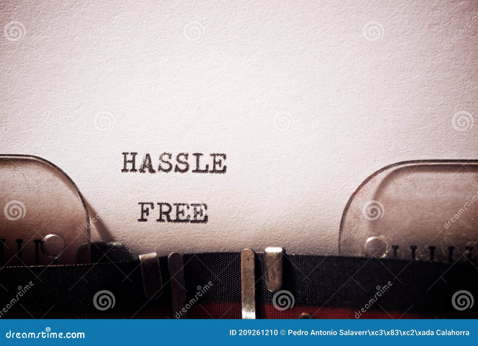 hassle free concept