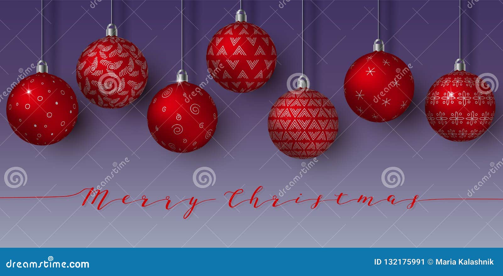 Hasta Que Finalice La Navidad Roja Las Bolas Aislaron Feliz Año Nuevo Esferas Colgantes Con Ornamentos Simples Fondo De de - Ilustración de cartel, feliz: 132175991