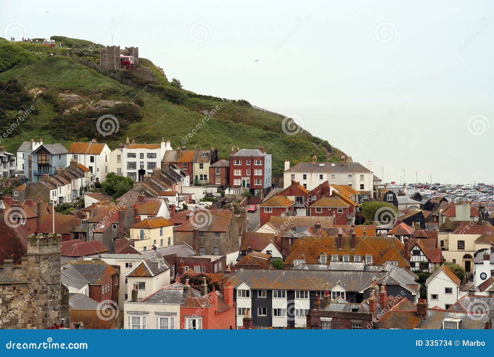 Hastings old town. stock photo. Image of hastings, seaside 335734